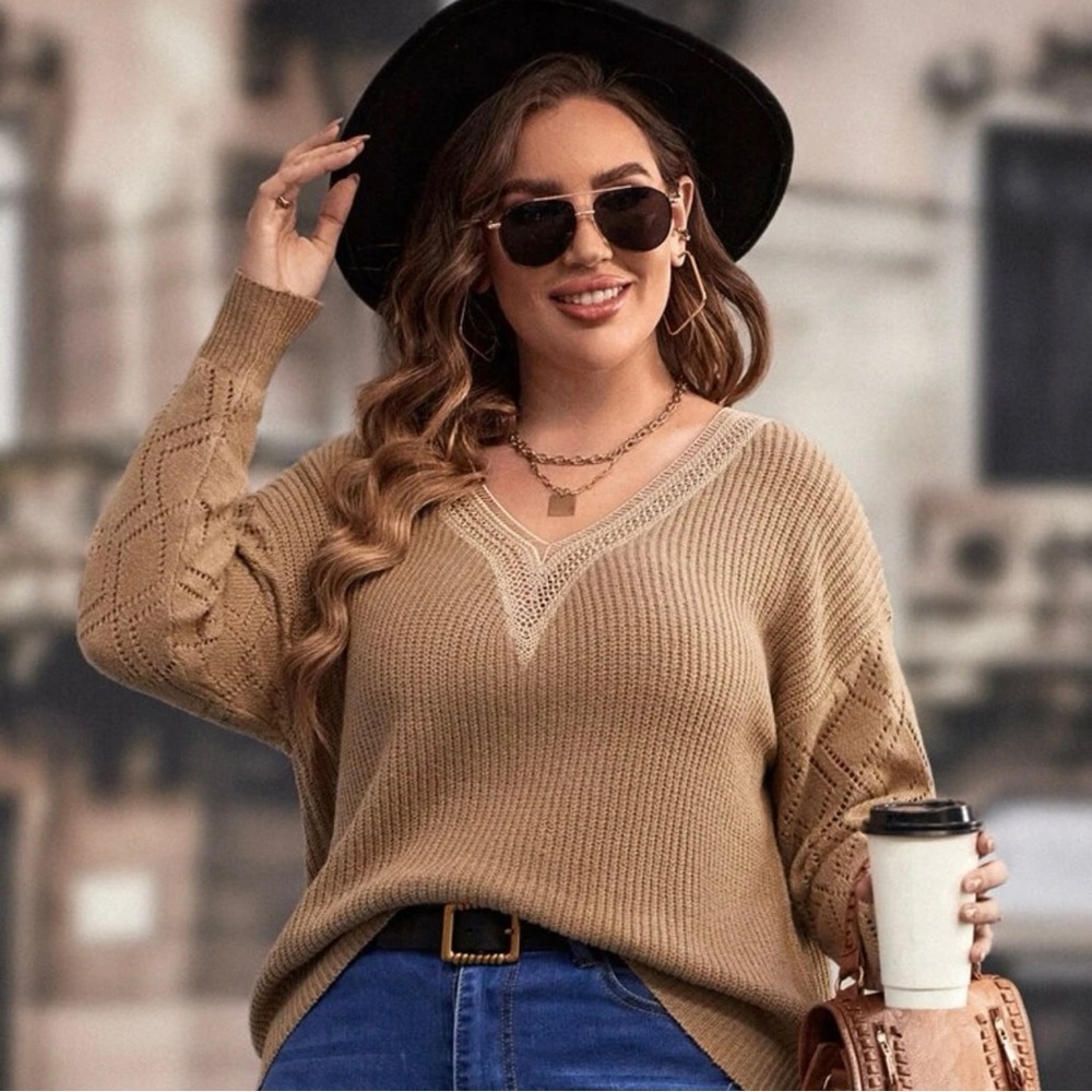 SHEIN Curve Sweater